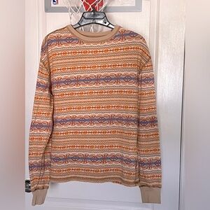 Urban Outfitters BDG Sweater with Multi-Color Fair Isle Pattern - Men’s Small